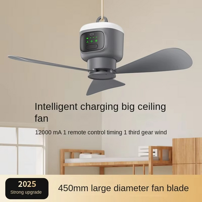 BreezeMaster™ Portable Wireless Ceiling Fan for Effortless Comfort Anytime 2