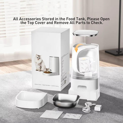 PurrfectFeed™ Automatic Cat Feeder – Best Cat Food Dispenser for Hassle-Free Mealtimes 7