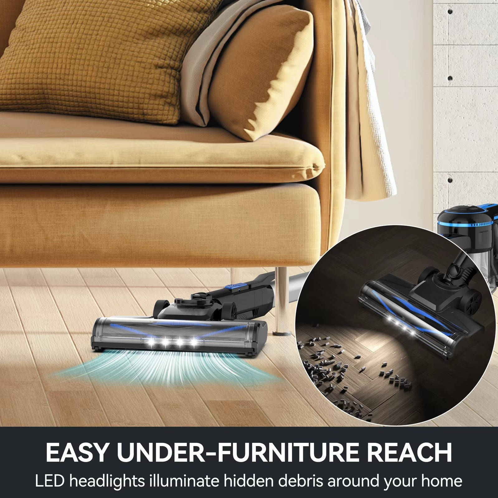 CleanSweep™ Cordless Vacuum Cleaner – Best Cordless Vacuum for Effortless Home Cleaning 3
