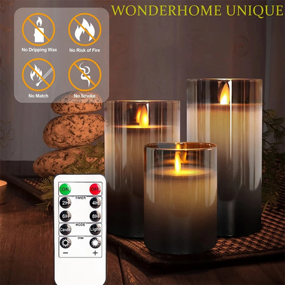 GlowCandle™ Realistic Flameless Candles for Safe Ambiance - 2
