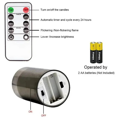 GlowCandle™ Realistic Flameless Candles for Safe Ambiance - 11