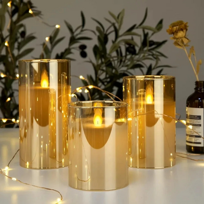 GlowCandle™ Realistic Flameless Candles for Safe Ambiance - 8