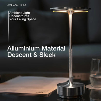 AuraGlow™ Cordless Table Lamp - Modern Battery Operated Lighting for Bedrooms & Desks