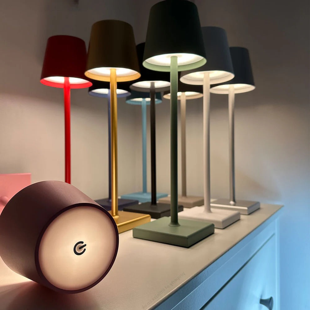 LumiGlow™ Cordless Table Lamp - Modern Bedside & Desk Lamp for Stylish Spaces