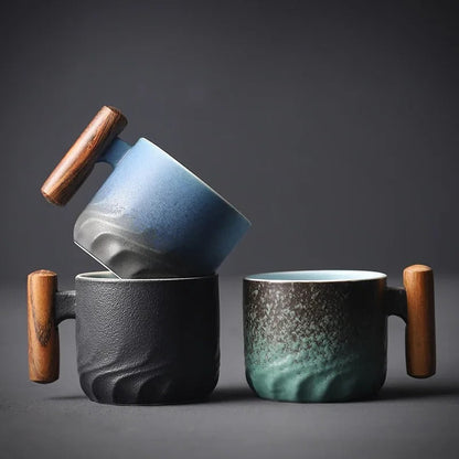 RusticBrew™ Vintage Espresso Cups Set for Coffee Lovers - Stylish Demitasse Mugs