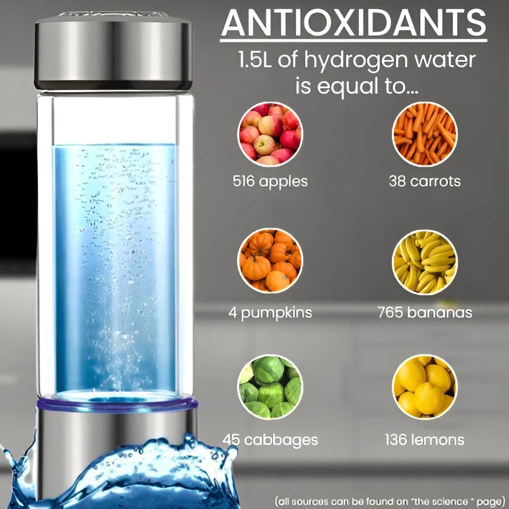 HydroBoost™ Hydrogen Water Bottle – Portable Hydration for Health-Conscious Individuals