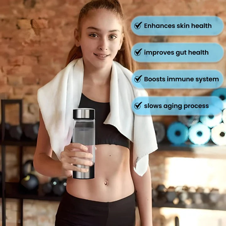HydroBoost™ Hydrogen Water Bottle – Portable Hydration for Health-Conscious Individuals