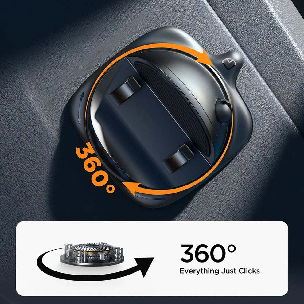 DriveSmart™ 360° Rotating Car Phone Holder for Safe and Convenient Use