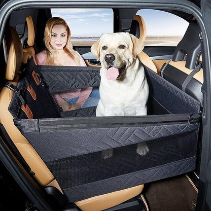 PawGuard™ Dog Car Seat Cover - Waterproof Back Seat Protector for Pets