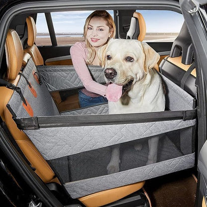 PawGuard™ Dog Car Seat Cover - Waterproof Back Seat Protector for Pets