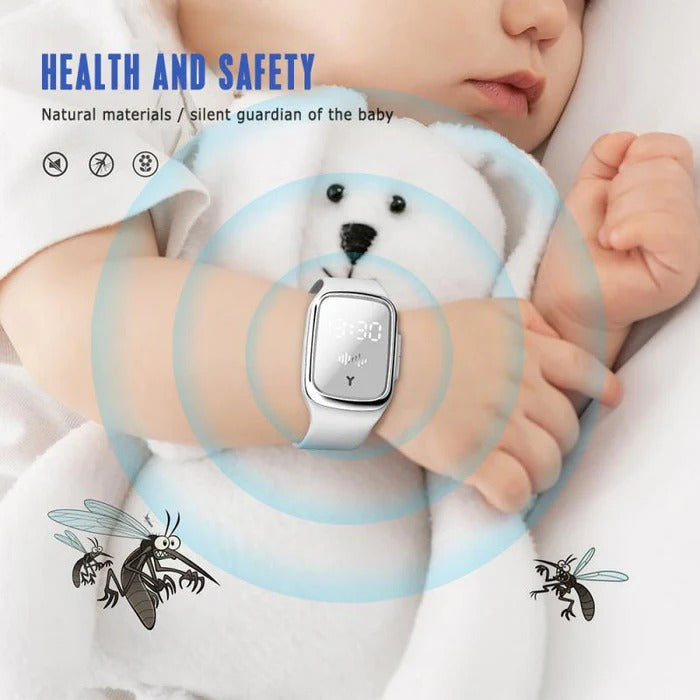 EcoGuard™ Ultrasonic Mosquito Repellent Wristband for All Ages 8
