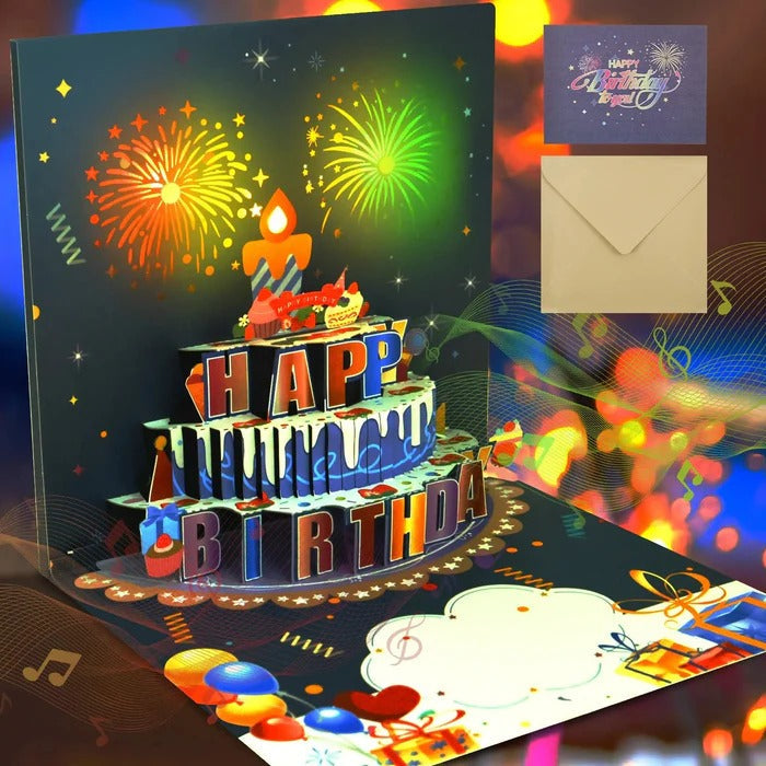 CelebrationMagic™ Pop-Up Birthday Card for Unforgettable Moments 2