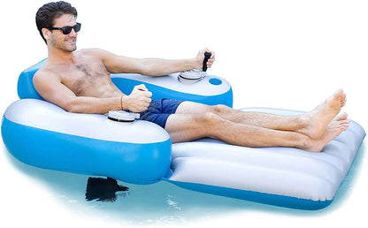 SplashPool™ Motorized Pool Lounger for Effortless Floating Fun 1