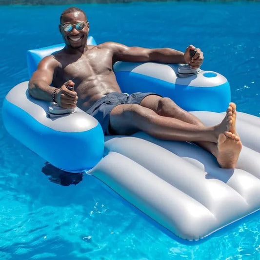 SplashPool™ Motorized Pool Lounger for Effortless Floating Fun 3