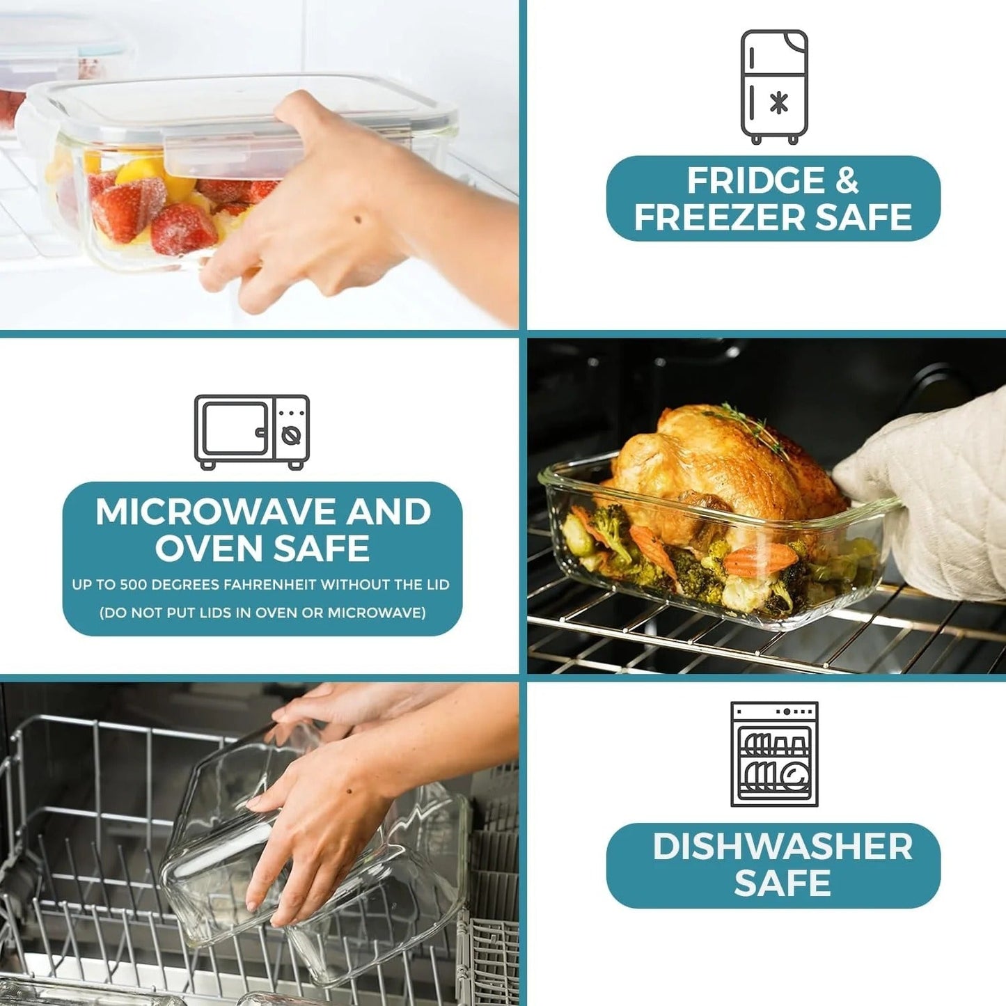 FreshKeep™ 35-Piece Meal Prep Containers Set | Airtight Food Storage Solution 6