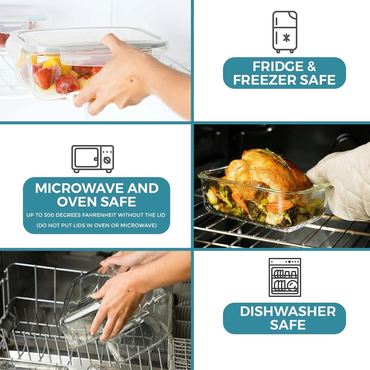 FreshKeep™ 35-Piece Meal Prep Containers Set | Airtight Food Storage Solution 6