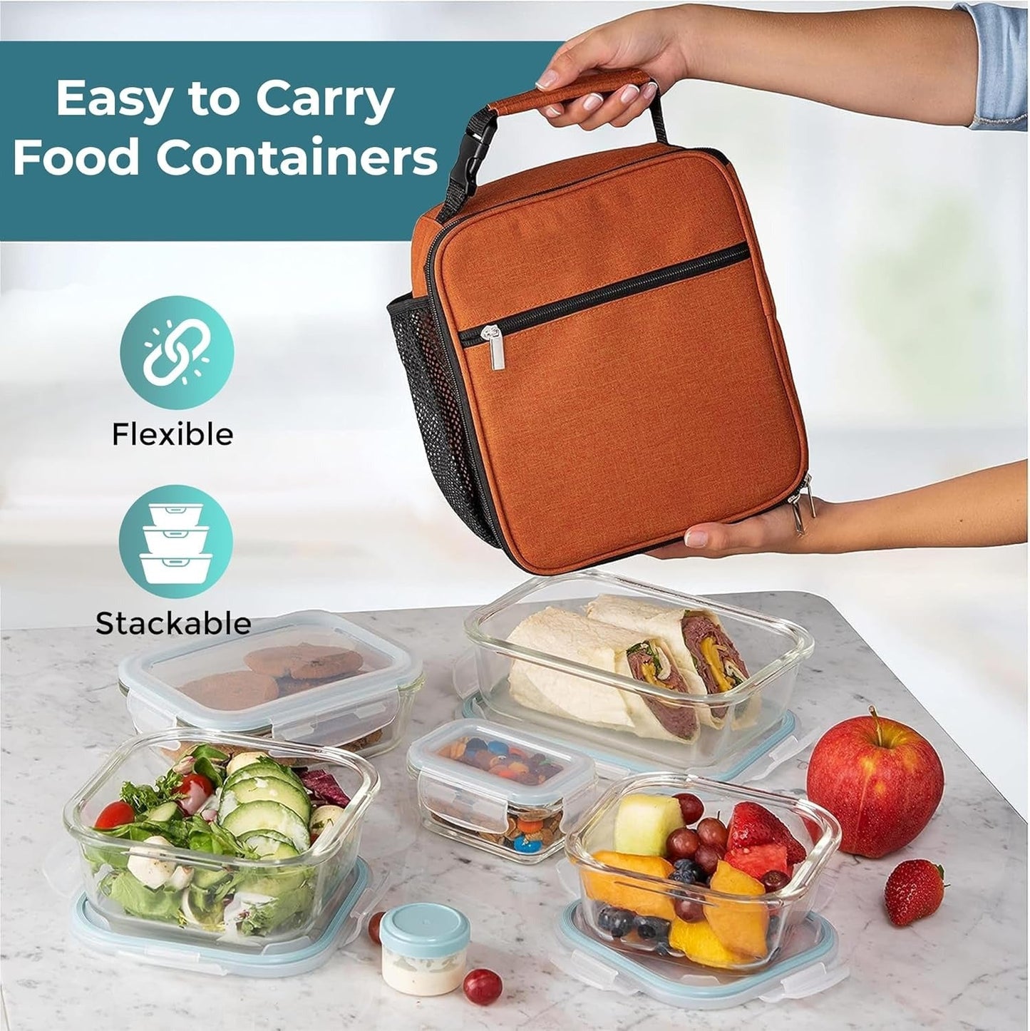 FreshKeep™ 35-Piece Meal Prep Containers Set | Airtight Food Storage Solution 5