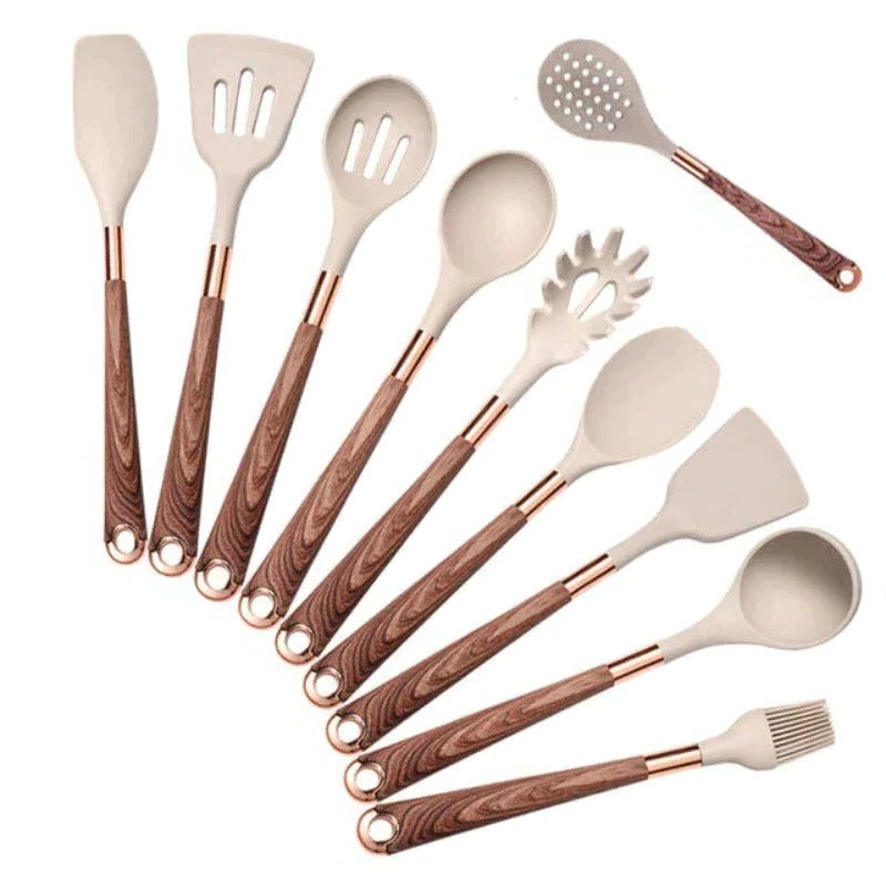 ChefMaster™ Silicone Cooking Utensil Set for Effortless Meal Prep 6