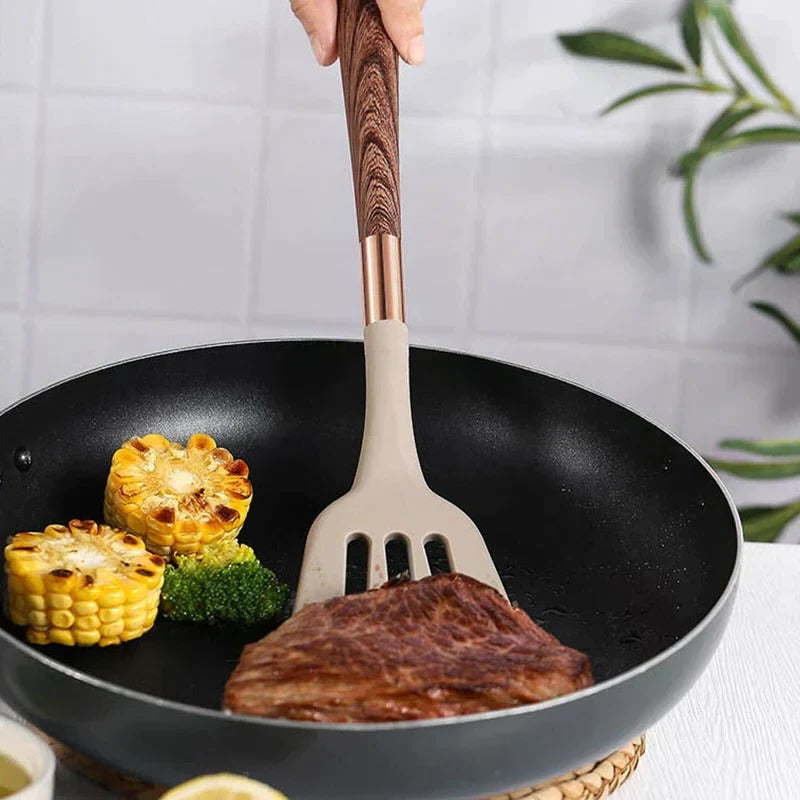 ChefMaster™ Silicone Cooking Utensil Set for Effortless Meal Prep 4