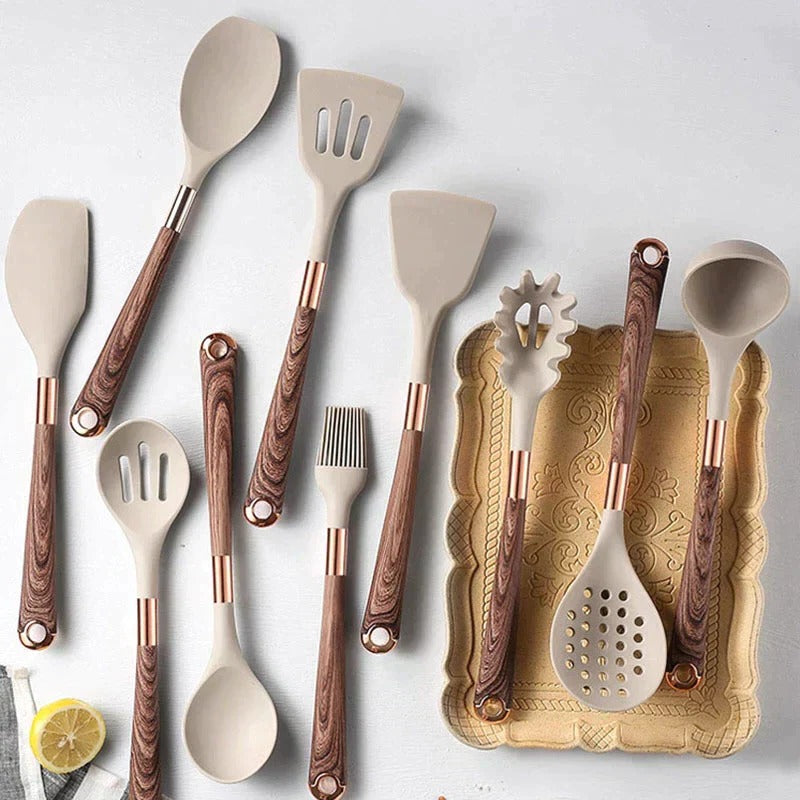 ChefMaster™ Silicone Cooking Utensil Set for Effortless Meal Prep 2