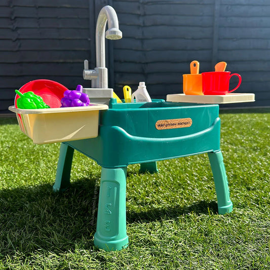 PlaySplash™ Interactive Standing Sink for Kids - Indoor & Outdoor Fun