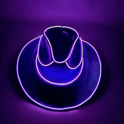 BrightStar™ LED Cowboy Hat for Parties and Themed Events 7