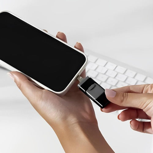DataMate™ 4-in-1 USB Flash Drive for iPhone, Android, and PC Users - 16