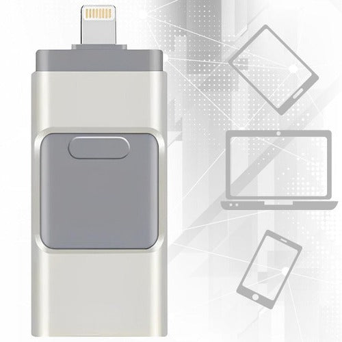 DataMate™ 4-in-1 USB Flash Drive for iPhone, Android, and PC Users - 4