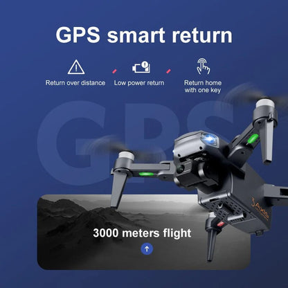 SkyVision™ 8K HD Pro Drone with Dual Camera & GPS for Aerial Photography