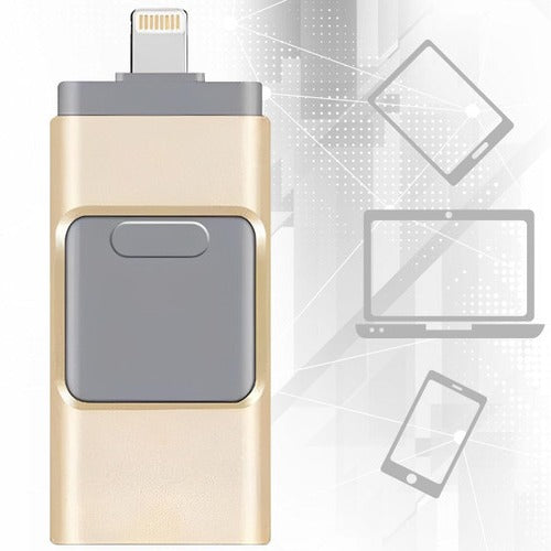 DataMate™ 4-in-1 USB Flash Drive for iPhone, Android, and PC Users - 2