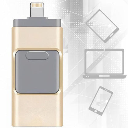 DataMate™ 4-in-1 USB Flash Drive for iPhone, Android, and PC Users - 2