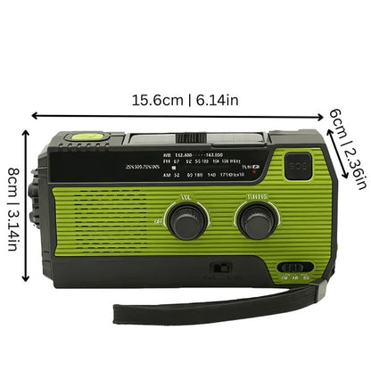 SafeGuard™ Emergency Weather Radio – Best Hand Crank & Solar Charging for Safety 2