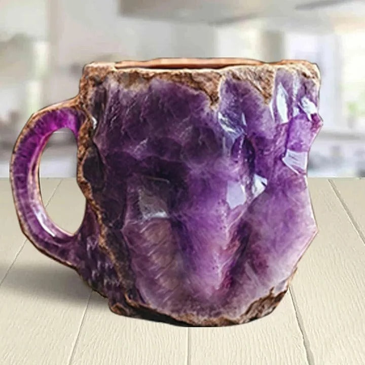 CrystalClear™ Imitation Crystal Coffee Mugs for Elegant Everyday Use - 1