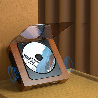 RetroSound™ Bluetooth CD Player - Vintage Design with FM Radio for Music Lovers