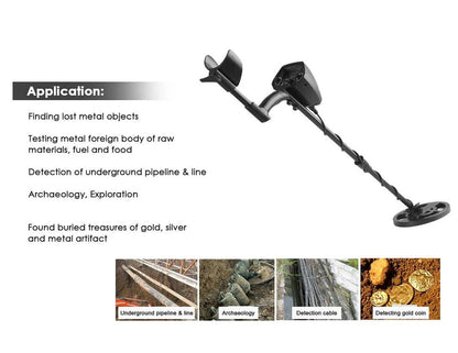 ProScan™ Adjustable Metal Detector for Easy Treasure Hunting Adventures