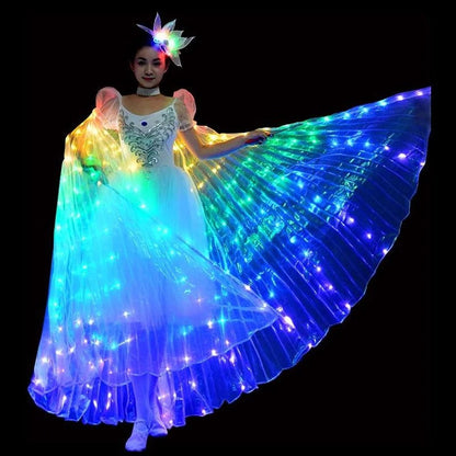 GlowWings™ LED Butterfly Wings for Dancers and Performers - Light Up Your Shows