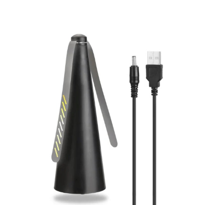 InsectGuard™ Battery-Powered Fly Fan for Outdoor Dining Protection 3