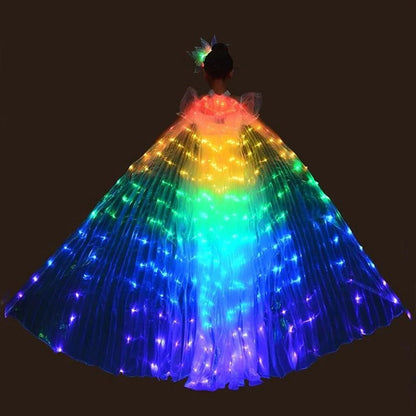 GlowWings™ LED Butterfly Wings for Dancers and Performers - Light Up Your Shows