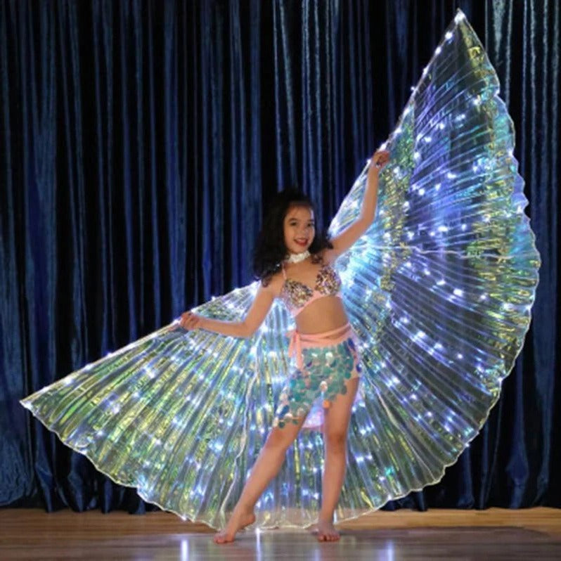 GlowWings™ LED Butterfly Wings for Dancers and Performers - Light Up Your Shows