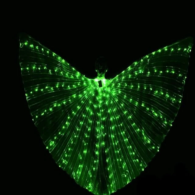 GlowWings™ LED Butterfly Wings for Dancers and Performers - Light Up Your Shows
