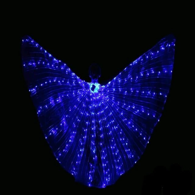 GlowWings™ LED Butterfly Wings for Dancers and Performers - Light Up Your Shows