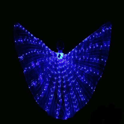 GlowWings™ LED Butterfly Wings for Dancers and Performers - Light Up Your Shows