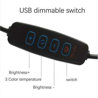 BrightBeam™ Adjustable LED Desk Lamp for Compact Workspaces – Perfect Task Lighting