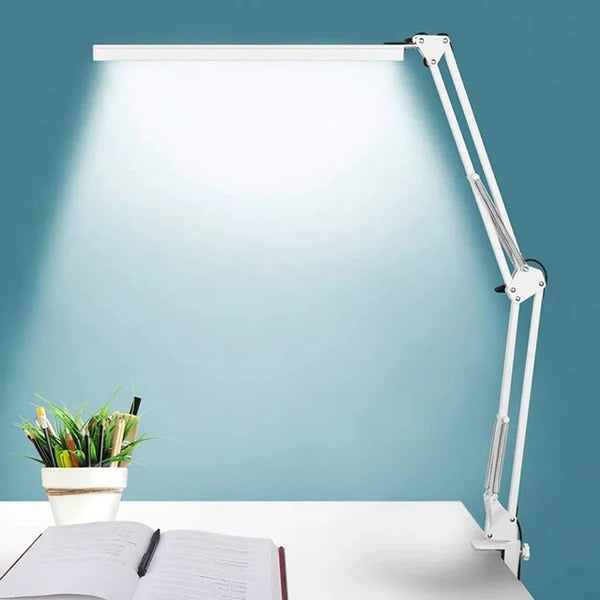 BrightBeam™ Adjustable LED Desk Lamp for Compact Workspaces – Perfect Task Lighting
