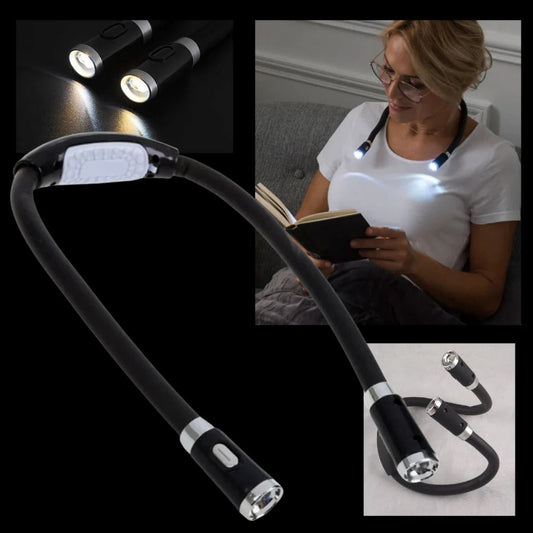 BrightFlex™ LED Reading Lamp for Bed - Best Light for Nighttime Reading