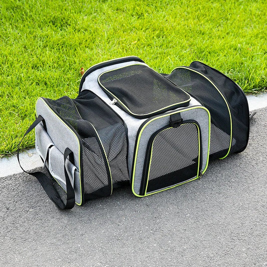 PetVoyager™ Airline Approved Pet Carrier Bag for Cats and Small Dogs