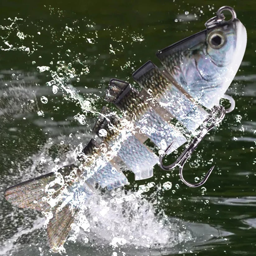 AquaBait™ Fishing Lure for Freshwater & Saltwater Anglers - Realistic Motion - 8