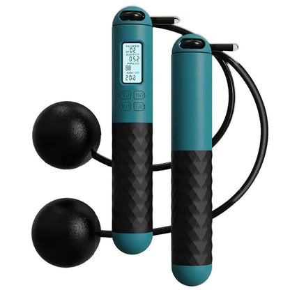 FitFlex™ Cordless Weighted Jump Rope for Indoor Workouts - Perfect for All Fitness Levels