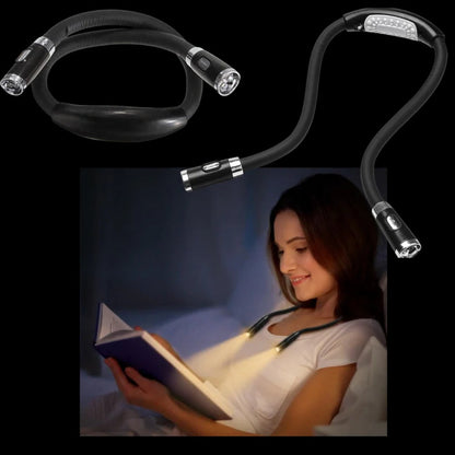 BrightFlex™ LED Reading Lamp for Bed - Best Light for Nighttime Reading