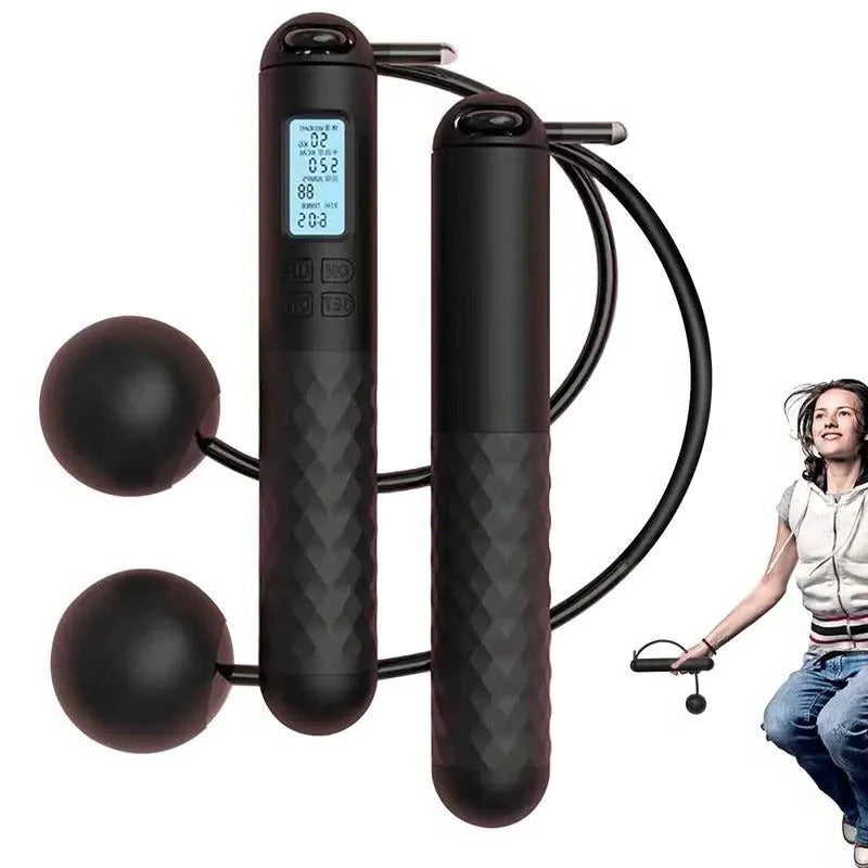 FitFlex™ Cordless Weighted Jump Rope for Indoor Workouts - Perfect for All Fitness Levels